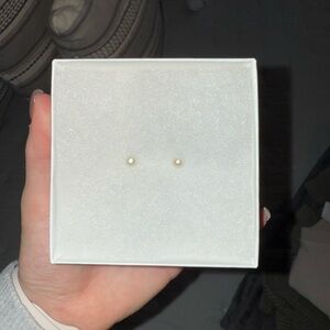 Elegant Pearl Stud Earrings